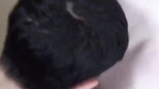 Thin adolescent Spencer showers tacky cum during without any protection fuck