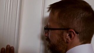 Executive stuffing his employee with his big cock after work