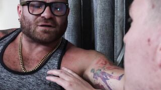 Oozing sex appeal and masculine stepdaddy Riley Mitchel is what attracts his gay step