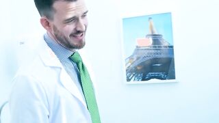 After blowing out the patient Dr Franky Fox drilled doggystyle