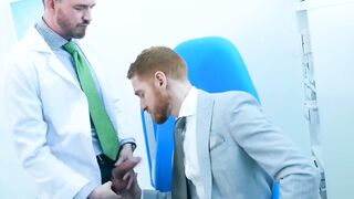 After blowing out the patient Dr Franky Fox drilled doggystyle