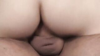 Stepdad stimulates  and afterward without any protection screws him from behind
