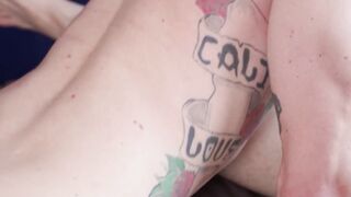 Three homosexual dudes have a passionate lovemaking session