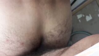 Straight Latino guy turned gay after bareback cock riding