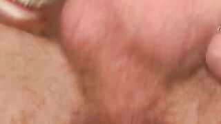 Rough stud jizzing hard after furious big cock masturbation