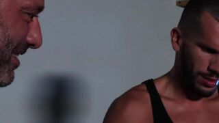 Marco Lorenzo convinces stepcousin to hook him up on some work instead they fuck hard