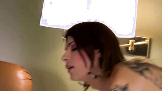 TRANSEROTICA Huge Boobies TS Chelsea Marie Pounded Rough After HEAD