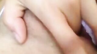 Stepsister loves to finger her pussy