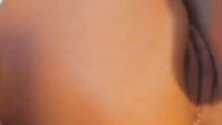 Sucking and fucking a dildo and loving it alot