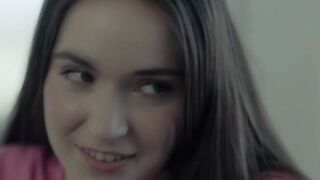 Curvy blonde stepmom facesitted her stepdaughter