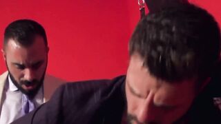 A classy pair of guys bondage ends with some nice hard anal