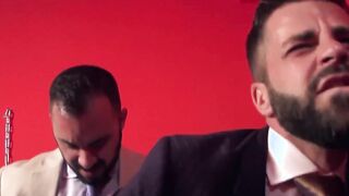 A classy pair of guys bondage ends with some nice hard anal
