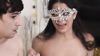 This new year's eve, Angel Gostosa and Madison Wilde can't wait to have a party. They dress up into Goddess