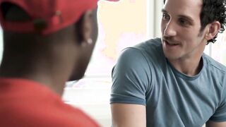 Interracial trio with BBC fellow and stepdad stepson combo