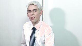 Kinky young dude has hardcore threesome with older gays