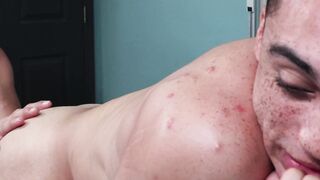 Doctor stepdaddy Trent Summers swapping deepthroats with his sucker stepson Amone Ban