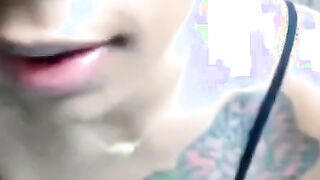 Hot Ebony pleasures her pussy for you