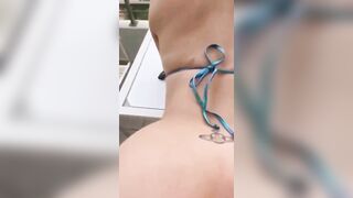 Curvy Teen Rough BBC Sex On The Balcony