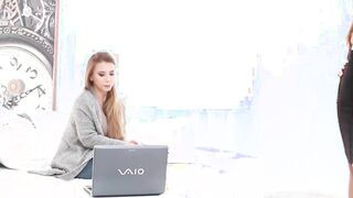 Following an oral redhead stepmother scissoring subslut teen