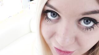 JoJo Kiss deepthroats big POV cock before massive facial