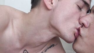 Straight Latins bareback and cum for the first time on cam