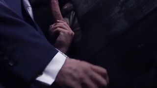 It fits dad Following his glory hole suck Hector De Silva pounds hunk