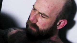 Stepson grasps daddys cock with his lips and suck it hard