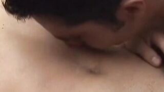 Latino twinks go for sloppy blowjobs and rough barebacking