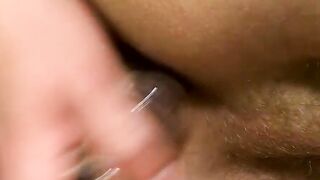 By inserting his anal and urethra kinky Billy London was amused