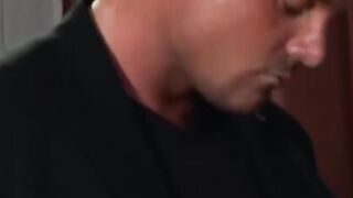 The young beauty received a spanking before being rammed and sucking dick