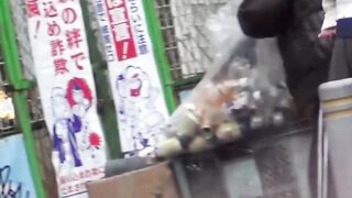 Japanese doll recorded peeing with stowed away voyeur cam