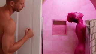 Lacey London Fucks her friend's dad inside the shower!