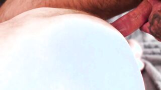 Naughty bear Marc Angelo fucks his horny hairy bear buddy