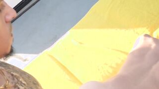 RomeoGotD is very much aroused when he got licked in the balls while jerking off