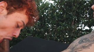 RomeoGotD is very much aroused when he got licked in the balls while jerking off