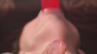 Twink Eze Diaz jerks off his thick cock solo while being young and attractive