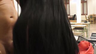 Busty Anissa Jolie blowing and riding cock with power