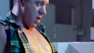 Muscly stud pounded raw after breaking up with his boyfriend