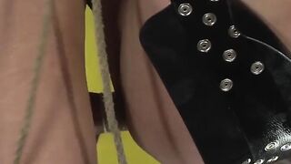 Horny and irresistible Chris Jansen tied and fucked hard