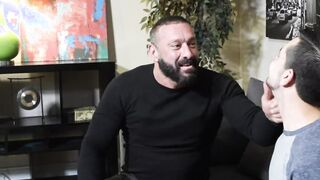 Aiden Joseph and his sex with his two uncles in a little swing is quite intense