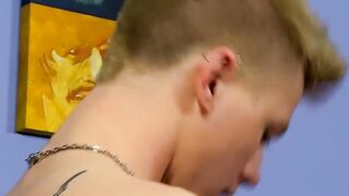 Pretty young twink craves for steamy ass banging session