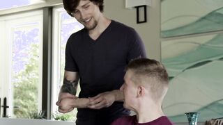 Anal play and bareback fucking with athletic homosexuals