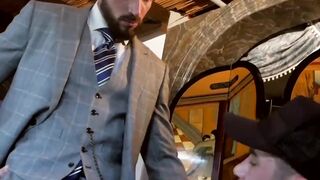 Executive analfucks gay after having his big cock sucked