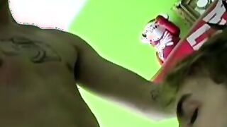 Young amateur college buddies passionately ass fuck and kiss