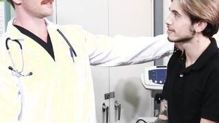 Ryan Kneeds feels hot and quite aroused seeing the doctor on duty Nate Stetson
