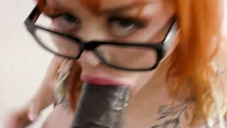 AGEDLOVE Big black cock and extreme deep blowjob