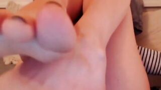 Hot Stepsister pleasures pussy and ass with dildo