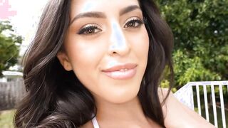 View Hottie Sophia Leone take on a long african penis