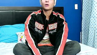 Interviewed dick rider toys his ass and masturbates solo
