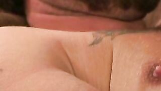 Tattooed stud chilling before jerking big cock for cumshot